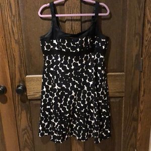 Black/White polka dot dress